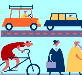 Інфографіка: Безпечний рух на велосипеді